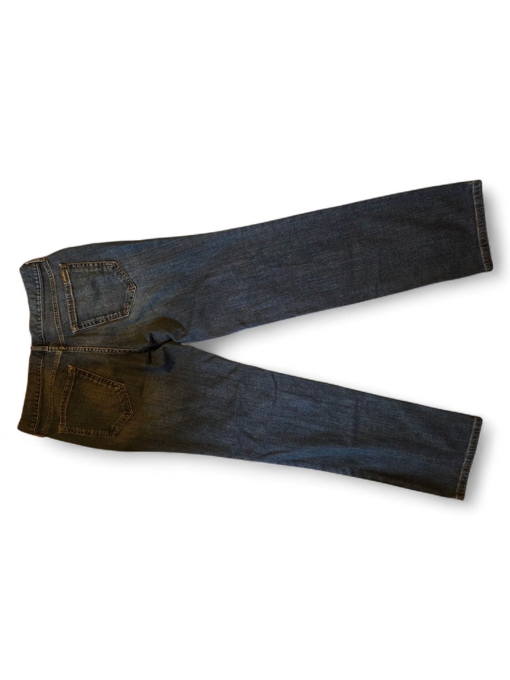 Eddie Bauer Womens Boyfriend Relaxed Distressed Jeans Size 10 Dark Wash - Picture 8 of 14